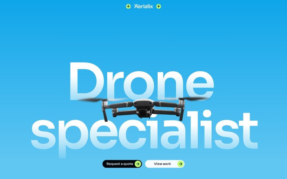 Aerialix website preview
