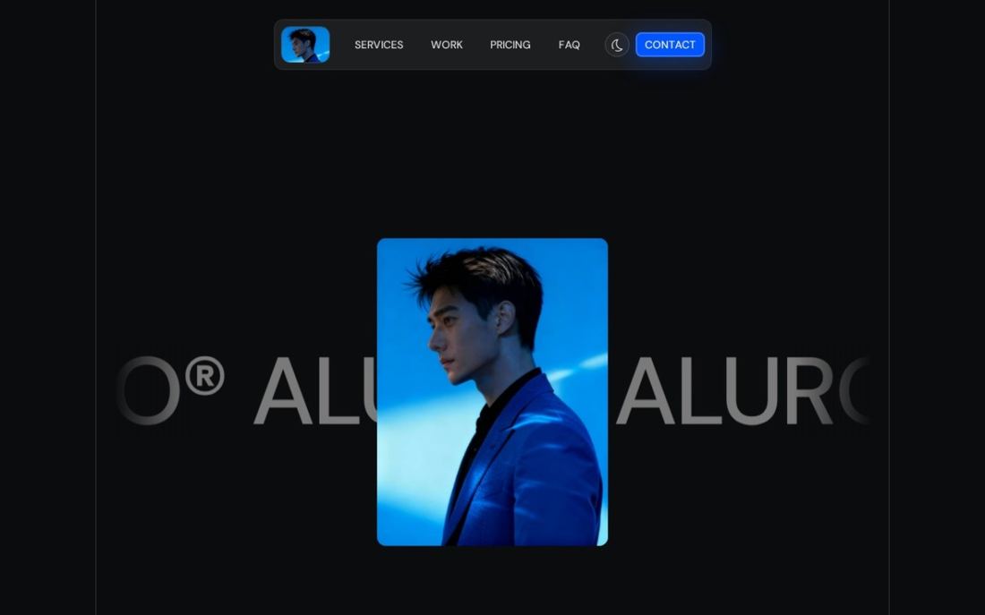 Aluro website preview