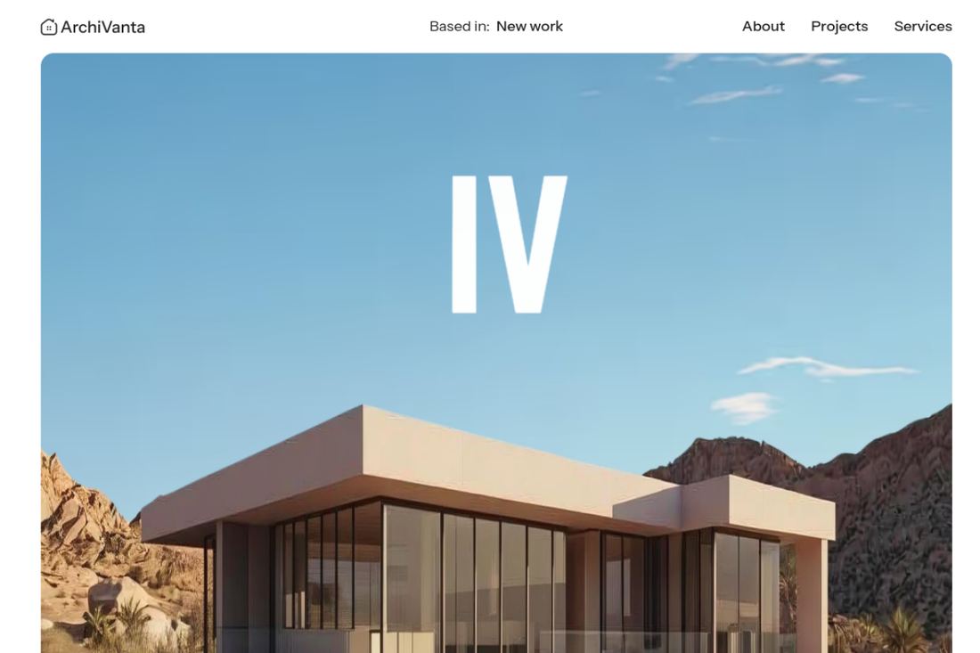 Archivanta website preview