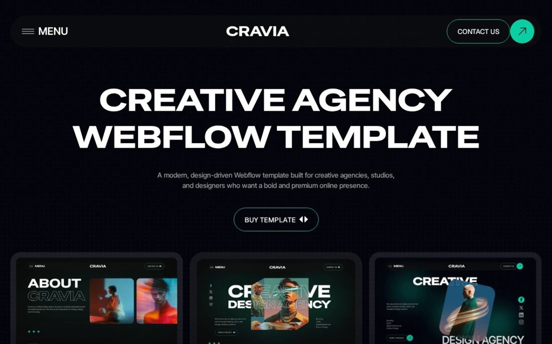 Cravia website preview