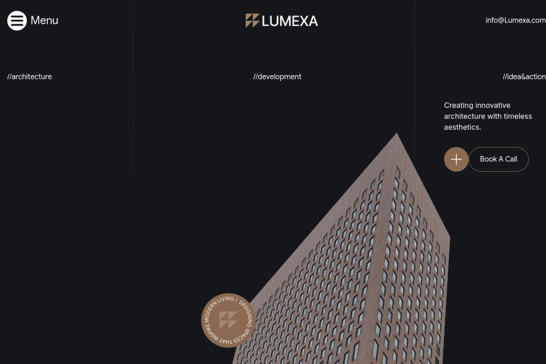 Lumexa website preview