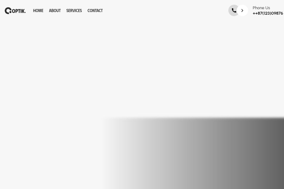Optik website preview