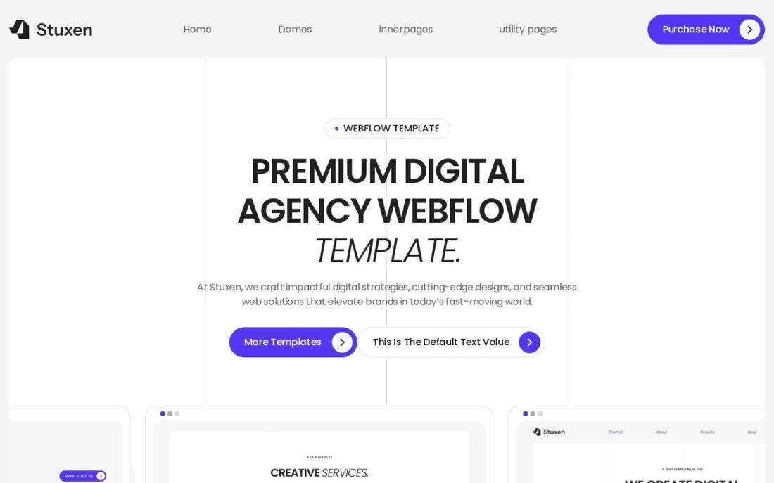 Stuxen website preview